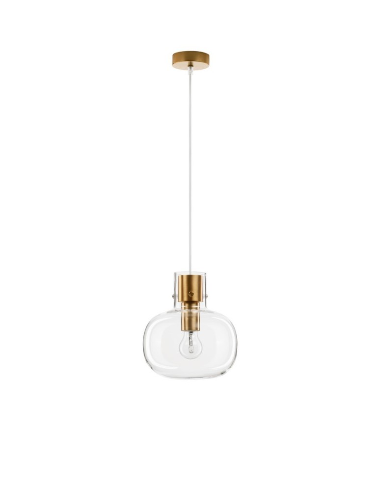Lampy wiszące - Luces Exclusivas PADRE Wisząca Nowoczesna złoty i odcienie złota 1xΕ27 max 12W LE42633 - produkt kolory-swiatla.pl 1