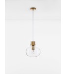 Lampy wiszące - Luces Exclusivas PADRE Wisząca Nowoczesna złoty i odcienie złota 1xΕ27 max 12W LE42633 - product 2