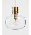 Lampy wiszące - Luces Exclusivas PADRE Wisząca Nowoczesna złoty i odcienie złota 1xΕ27 max 12W LE42633 - product 4