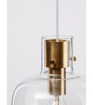 Lampy wiszące - Luces Exclusivas PADRE Wisząca Nowoczesna złoty i odcienie złota 1xΕ27 max 12W LE42633 - product 5