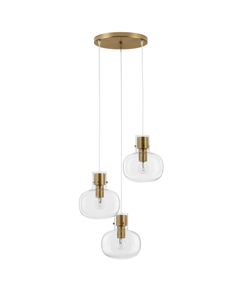 Luces Exclusivas PADRE Wisząca Nowoczesna złoty i odcienie złota 3xΕ27 max 12W LE42634