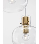 Lampy wiszące - Luces Exclusivas PADRE Wisząca Nowoczesna złoty i odcienie złota 3xΕ27 max 12W LE42634 - produkt 4