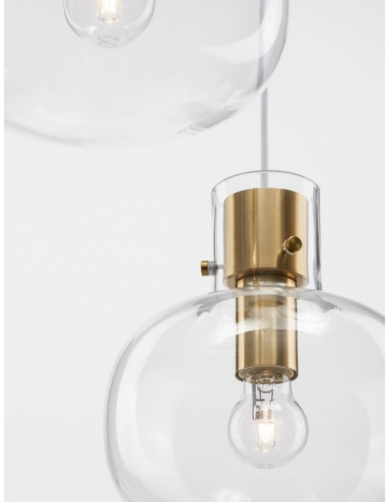 Luces Exclusivas PADRE Wisząca Nowoczesna złoty i odcienie złota 3xΕ27 max 12W LE42634