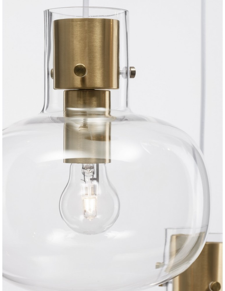 Luces Exclusivas PADRE Wisząca Nowoczesna złoty i odcienie złota 3xΕ27 max 12W LE42634