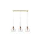 Lampy wiszące - Luces Exclusivas PADRE Wisząca Nowoczesna złoty i odcienie złota 3xΕ27 max 12W LE42635 - produkt 1