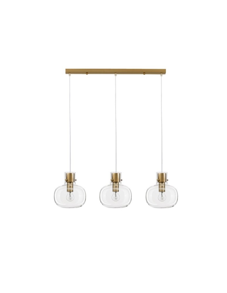 Lampy wiszące - Luces Exclusivas PADRE Wisząca Nowoczesna złoty i odcienie złota 3xΕ27 max 12W LE42635 - produkt kolory-swiatla.pl 1