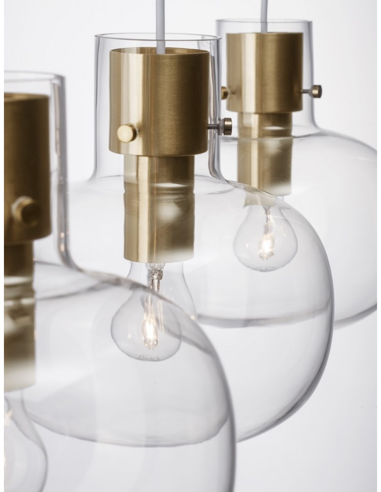 Luces Exclusivas PADRE Wisząca Nowoczesna złoty i odcienie złota 3xΕ27 max 12W LE42635