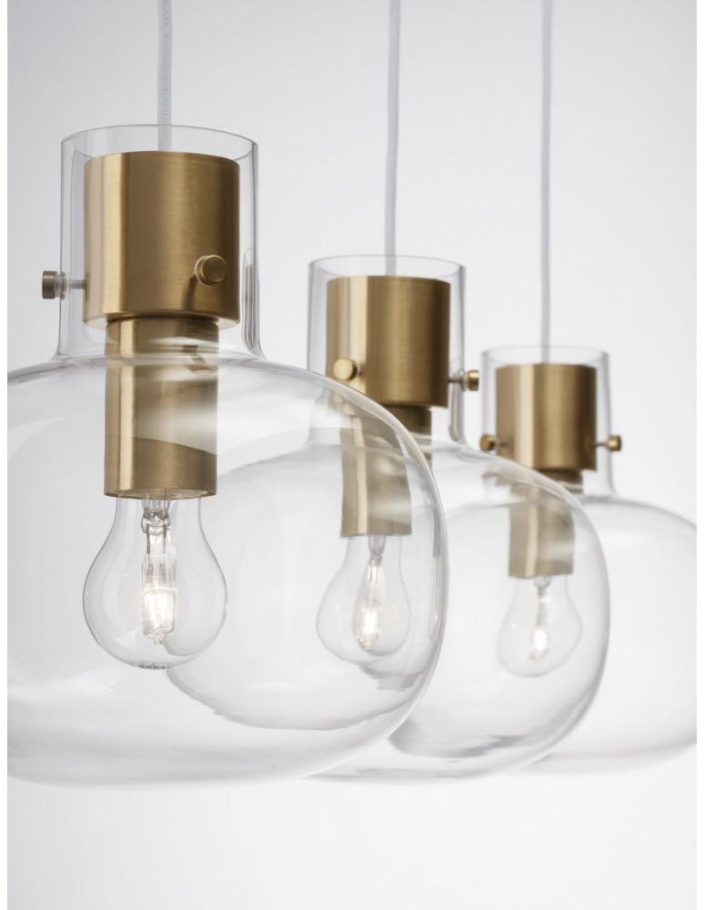 Luces Exclusivas PADRE Wisząca Nowoczesna złoty i odcienie złota 3xΕ27 max 12W LE42635