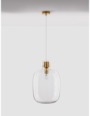 Luces Exclusivas PADRE Wisząca Nowoczesna złoty i odcienie złota 1xΕ27 max 12W LE42636 - produkt 2