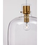 Lampy wiszące - Luces Exclusivas PADRE Wisząca Nowoczesna złoty i odcienie złota 1xΕ27 max 12W LE42636 - produkt 3