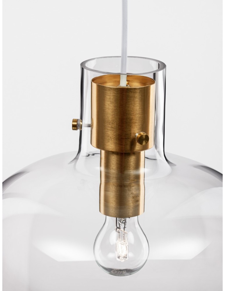 Lampy wiszące - Luces Exclusivas PADRE Wisząca Nowoczesna złoty i odcienie złota 1xΕ27 max 12W LE42636 - produkt kolory-swiatla.pl 4