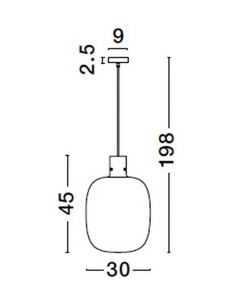 Luces Exclusivas PADRE Wisząca Nowoczesna złoty i odcienie złota 1xΕ27 max 12W LE42637