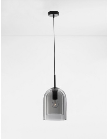 Luces Exclusivas BONAO Wisząca Nowoczesna czarny 1xΕ27 max 12W LE42639 - produkt 2