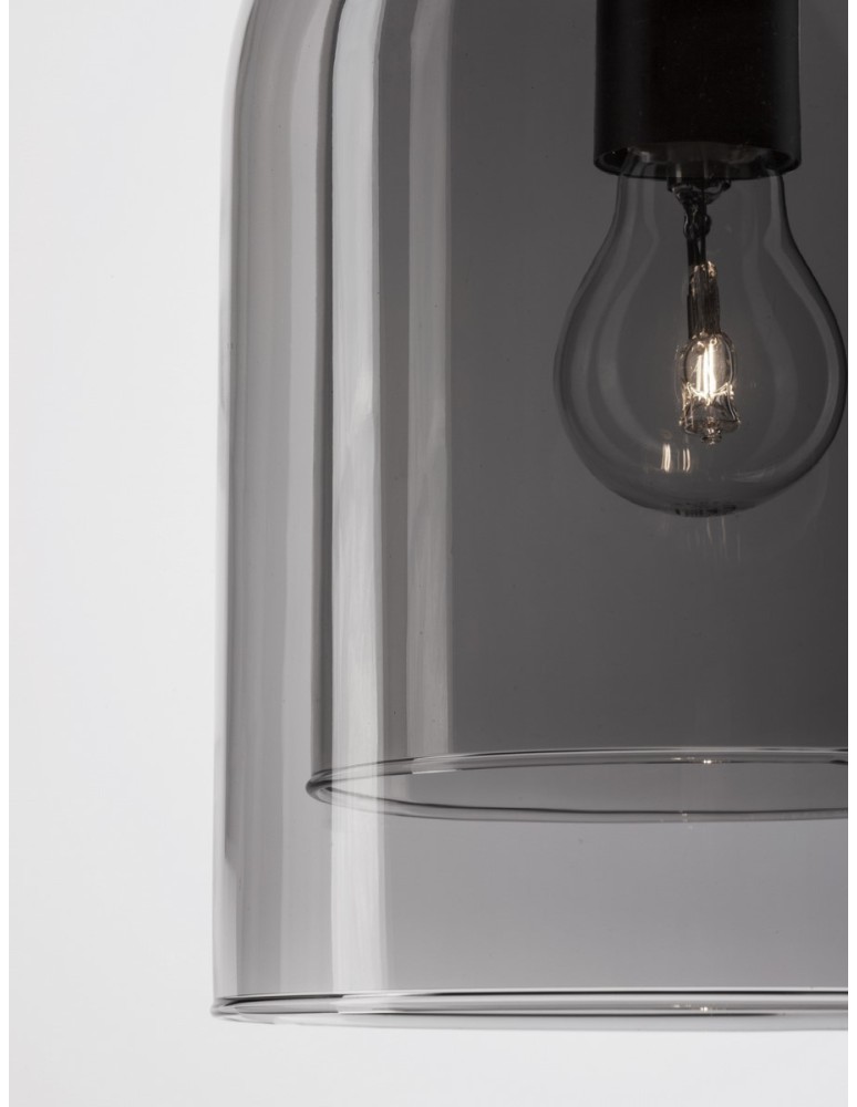 Luces Exclusivas BONAO Wisząca Nowoczesna czarny 1xΕ27 max 12W LE42639