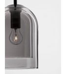 Lampy wiszące - Luces Exclusivas BONAO Wisząca Nowoczesna czarny 1xΕ27 max 12W LE42639 - produkt 5