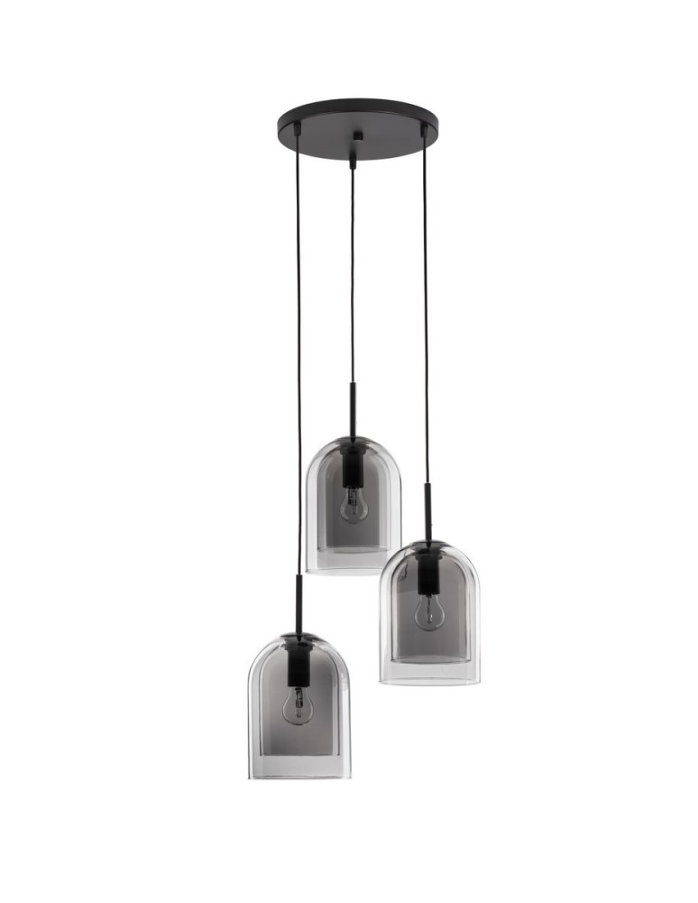 Luces Exclusivas BONAO Wisząca Nowoczesna czarny 3xΕ27 max 12W LE42640