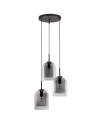 Luces Exclusivas BONAO Wisząca Nowoczesna czarny 3xΕ27 max 12W LE42640