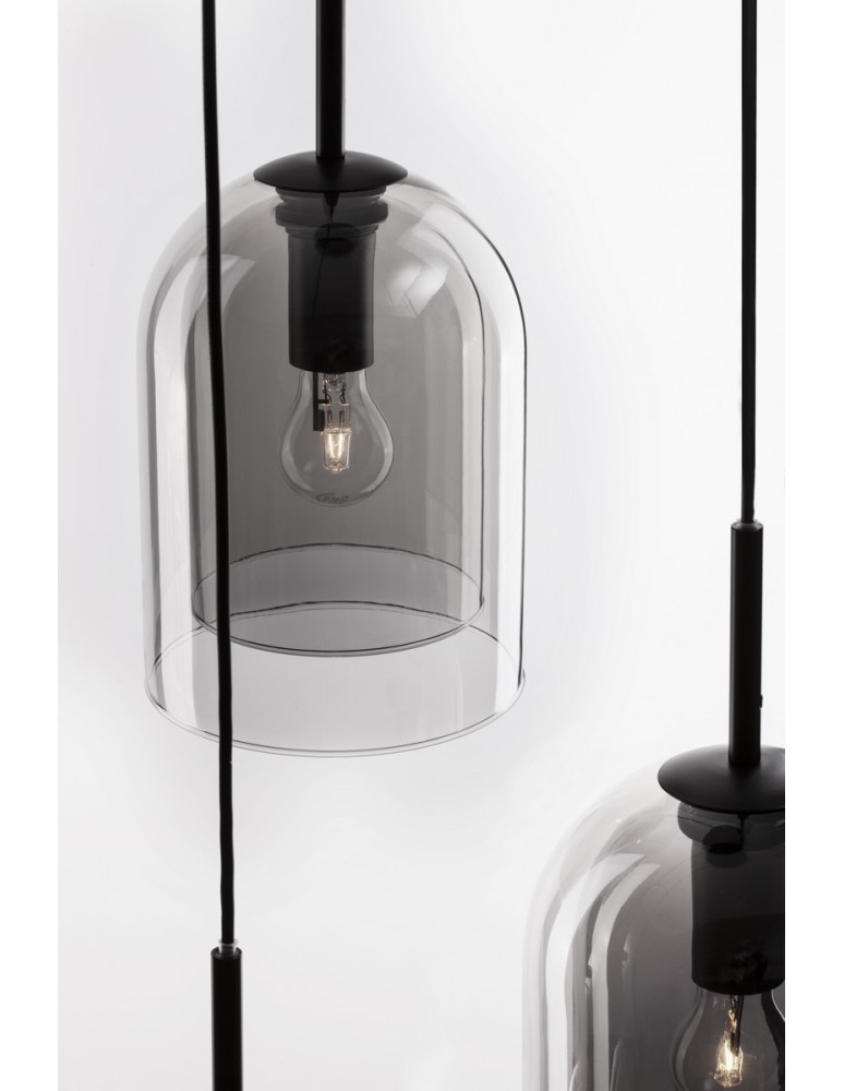 Luces Exclusivas BONAO Wisząca Nowoczesna czarny 3xΕ27 max 12W LE42640