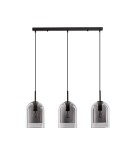 Lampy wiszące - Luces Exclusivas BONAO Wisząca Nowoczesna czarny 3xΕ27 max 12W LE42641 - product 1