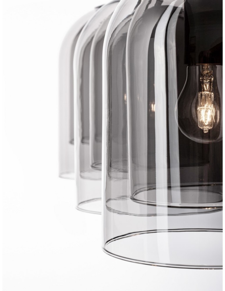 Luces Exclusivas BONAO Wisząca Nowoczesna czarny 3xΕ27 max 12W LE42641