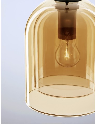 Luces Exclusivas BONAO Wisząca Nowoczesna czarny 1xΕ27 max 12W LE42642 - produkt 2