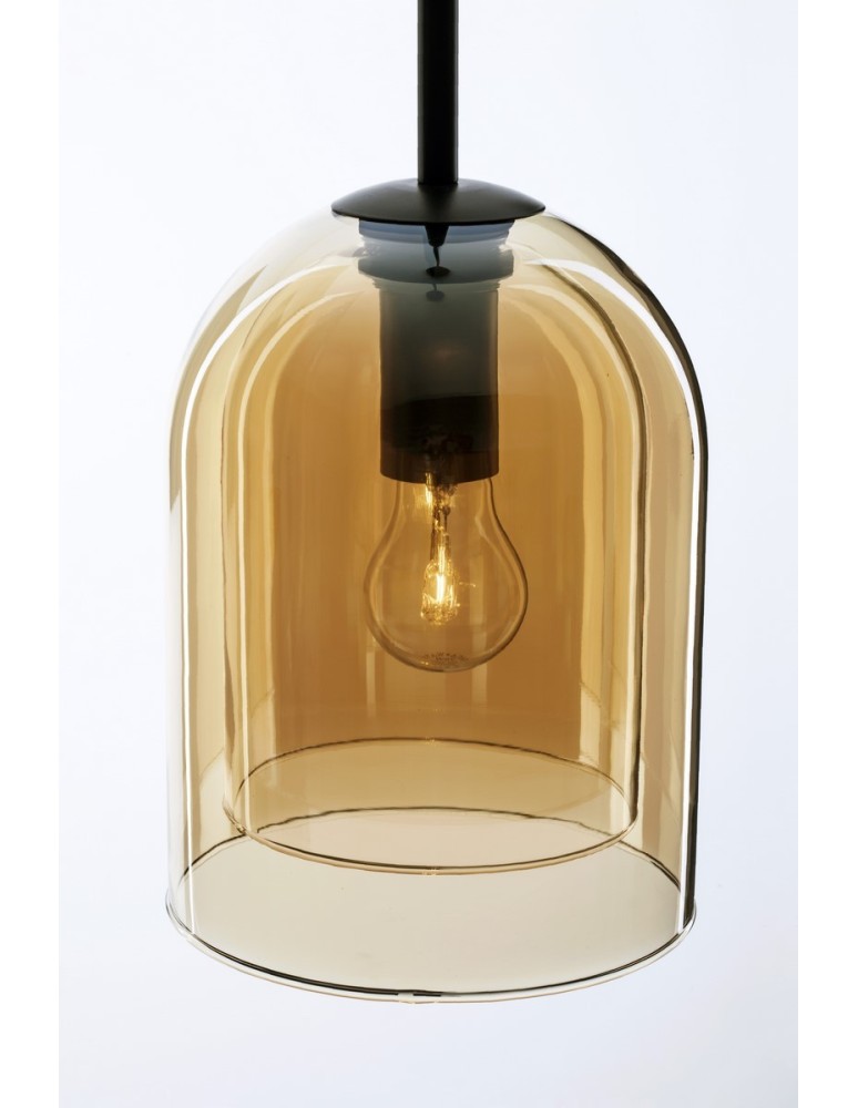 Luces Exclusivas BONAO Wisząca Nowoczesna czarny 1xΕ27 max 12W LE42642