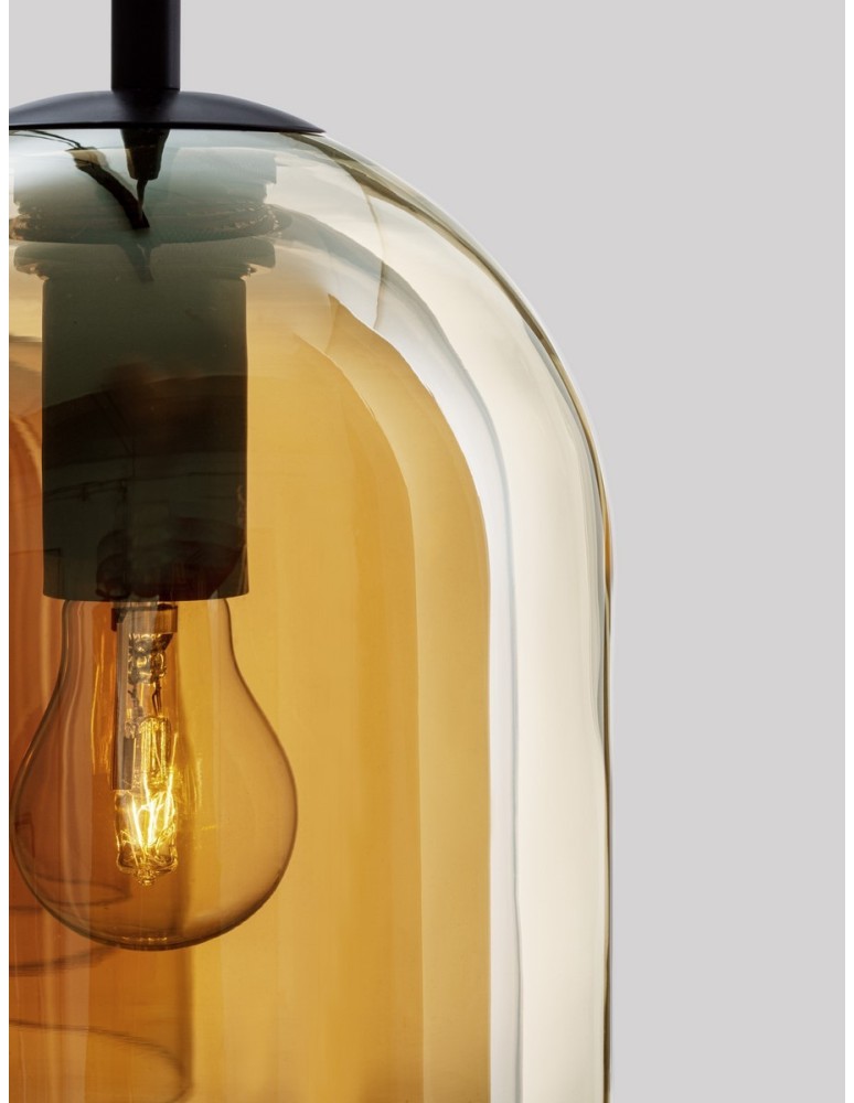 Luces Exclusivas BONAO Wisząca Nowoczesna czarny 3xΕ27 max 12W LE42644