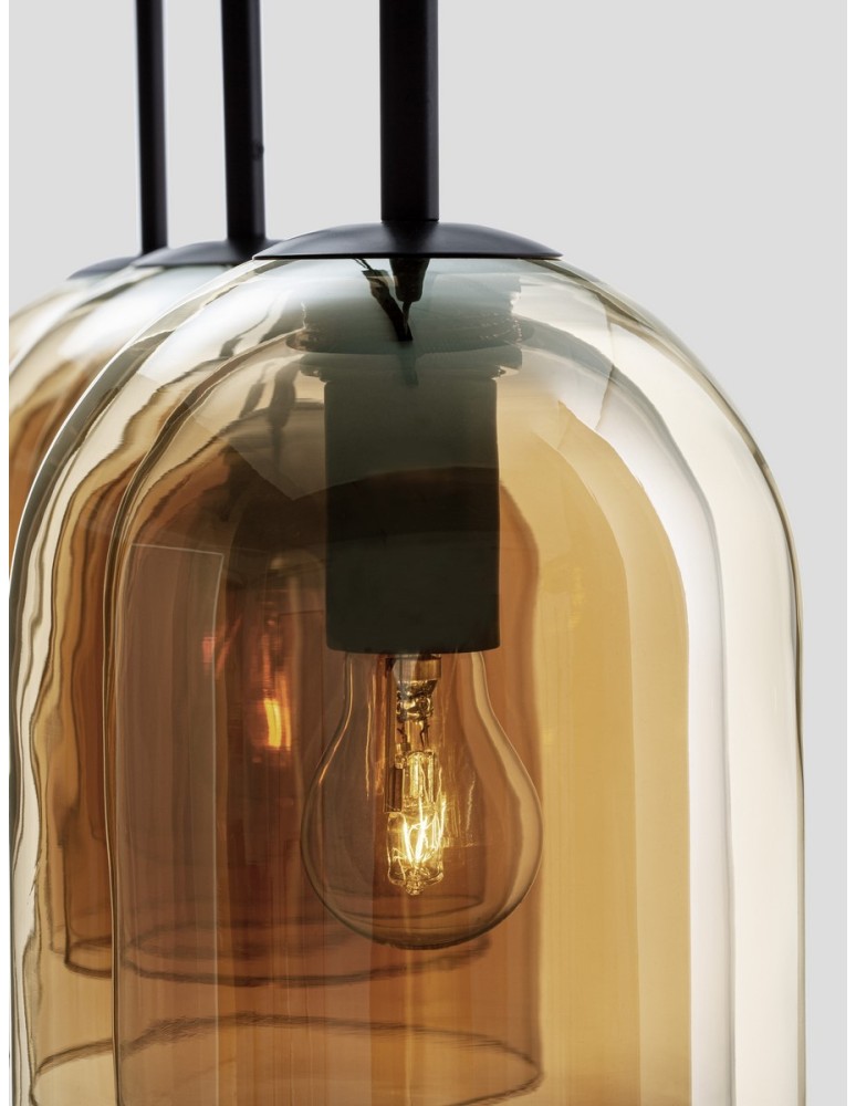 Luces Exclusivas BONAO Wisząca Nowoczesna czarny 3xΕ27 max 12W LE42644