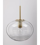 Lampy wiszące - Luces Exclusivas HAINA Wisząca Nowoczesna złoty i odcienie złota 1xΕ27 max 12W LE42645 - produkt 2