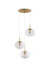 Luces Exclusivas HAINA Wisząca Nowoczesna złoty i odcienie złota 3xΕ27 max 12W LE42646