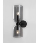 Kinkiety - Luces Exclusivas REPOS Ścienna Nowoczesna czarny 2xE14 max 5W LE42647 - produkt 2