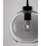 Lampy wiszące - Luces Exclusivas REPOS Wisząca Nowoczesna czarny 1xΕ27 max 12W LE42649 - product 2