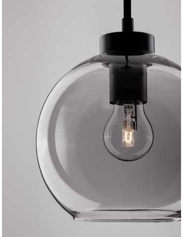 Luces Exclusivas REPOS Wisząca Nowoczesna czarny 1xΕ27 max 12W LE42649 - product 2