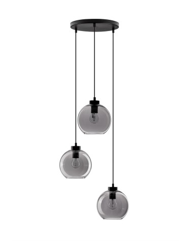 Luces Exclusivas REPOS Wisząca Nowoczesna czarny 3xΕ27 max 12W LE42650