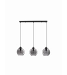 Lampy wiszące - Luces Exclusivas REPOS Wisząca Nowoczesna czarny 3xΕ27 max 12W LE42651 - product 1