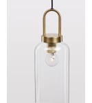 Lampy wiszące - Luces Exclusivas BANES Wisząca Nowoczesna złoty i odcienie złota 1xΕ27 max 12W LE42652 - produkt 2