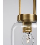 Lampy wiszące - Luces Exclusivas BANES Wisząca Nowoczesna złoty i odcienie złota 1xΕ27 max 12W LE42652 - produkt 5