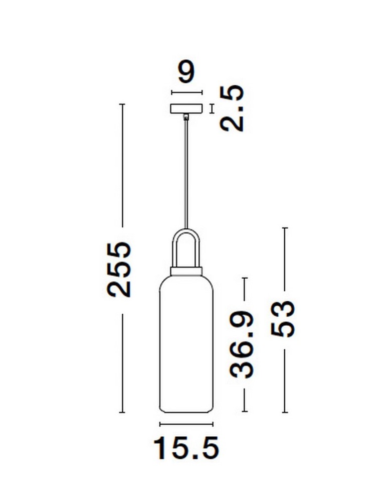 Lampy wiszące - Luces Exclusivas BANES Wisząca Nowoczesna złoty i odcienie złota 1xΕ27 max 12W LE42652 - produkt kolory-swiatla.pl 6