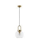 Lampy wiszące - Luces Exclusivas BANES Wisząca Nowoczesna złoty i odcienie złota 1xΕ27 max 12W LE42653 - product 1
