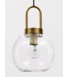 Lampy wiszące - Luces Exclusivas BANES Wisząca Nowoczesna złoty i odcienie złota 1xΕ27 max 12W LE42653 - product 2