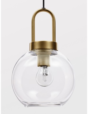Luces Exclusivas BANES Wisząca Nowoczesna złoty i odcienie złota 1xΕ27 max 12W LE42653 - produkt 2