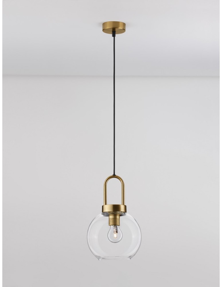 Luces Exclusivas BANES Wisząca Nowoczesna złoty i odcienie złota 1xΕ27 max 12W LE42653