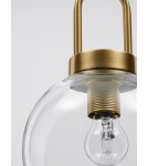 Lampy wiszące - Luces Exclusivas BANES Wisząca Nowoczesna złoty i odcienie złota 1xΕ27 max 12W LE42653 - product 4