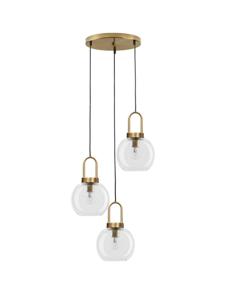 Luces Exclusivas BANES Wisząca Nowoczesna złoty i odcienie złota 3xΕ27 max 12W LE42655