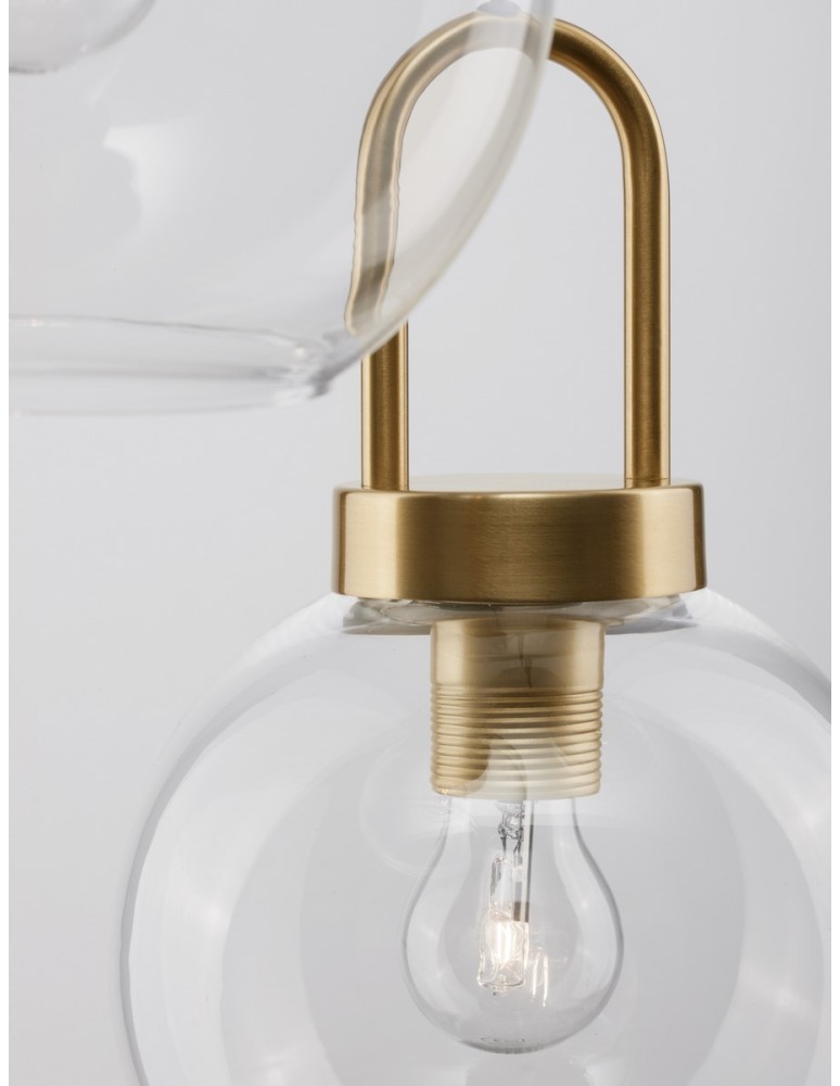 Luces Exclusivas BANES Wisząca Nowoczesna złoty i odcienie złota 3xΕ27 max 12W LE42655
