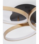 Lampy sufitowe - Luces Exclusivas CROIX Sufitowa Nowoczesna czarny 1xLED max 28W 3000K LE42656 - produkt 4