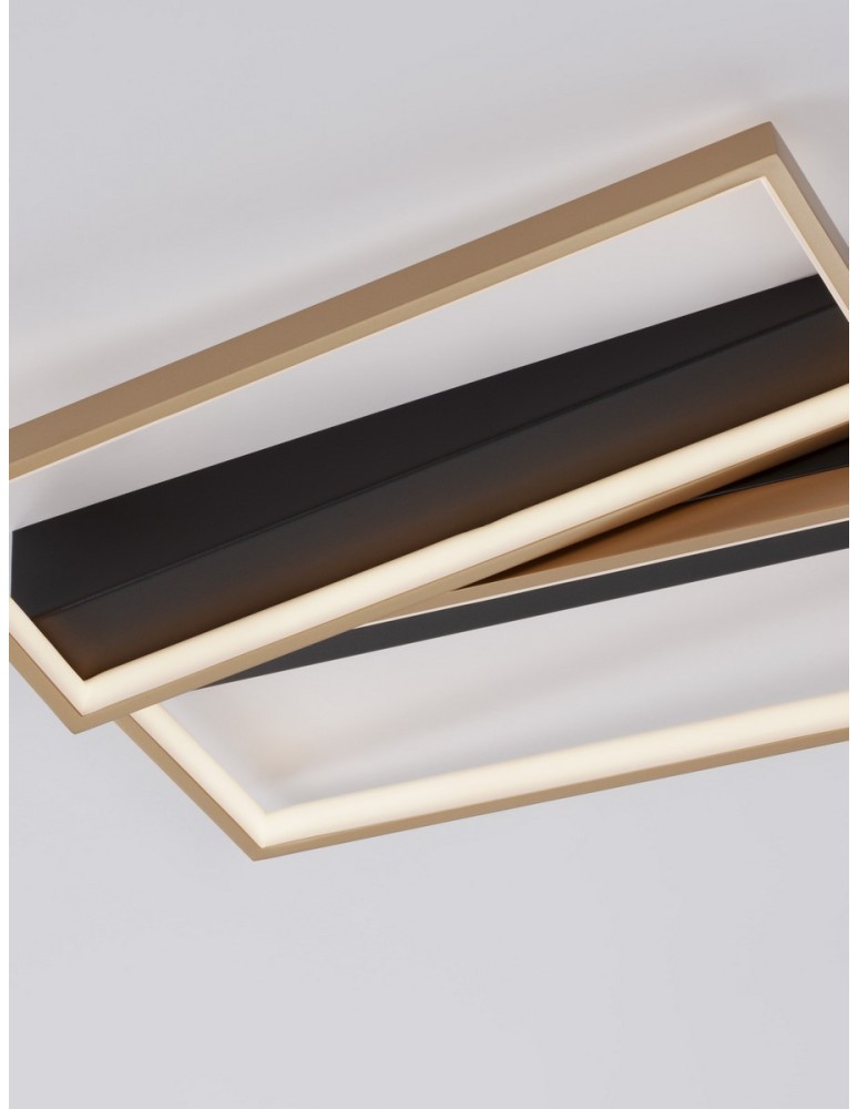 Luces Exclusivas CROIX Sufitowa Nowoczesna czarny 1xLED max 28W 3000K LE42657