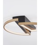 Lampy sufitowe - Luces Exclusivas CROIX Sufitowa Nowoczesna czarny 1xLED max 28W 3000K LE42658 - produkt 2