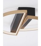 Lampy sufitowe - Luces Exclusivas CROIX Sufitowa Nowoczesna czarny 1xLED max 28W 3000K LE42658 - produkt 5