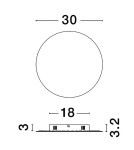 Kinkiety - Luces Exclusivas CHICA Ścienna Nowoczesna złoty i odcienie złota 1xLED max 22,5W 3000K LE42661 - product 6